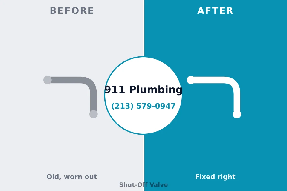 Before and after: plumbing repair Holley, FL